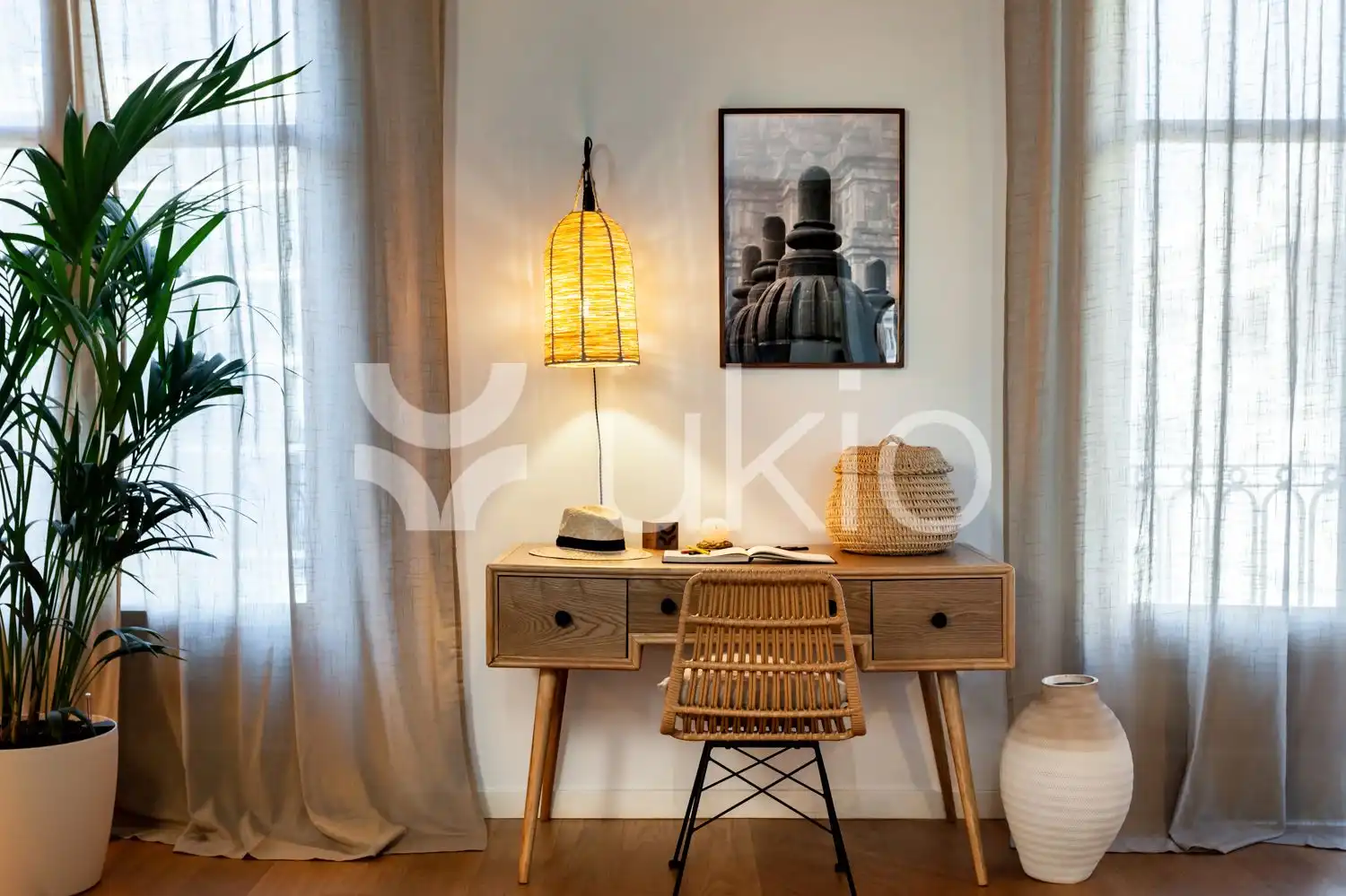 Habitación de Apartamento de alquiler en Barcelona con Aire acondicionado, Calefacción y Amueblado
