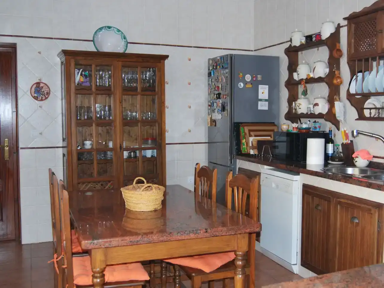 Cuina de Finca rústica en venda en Antequera amb Aire condicionat i Piscina