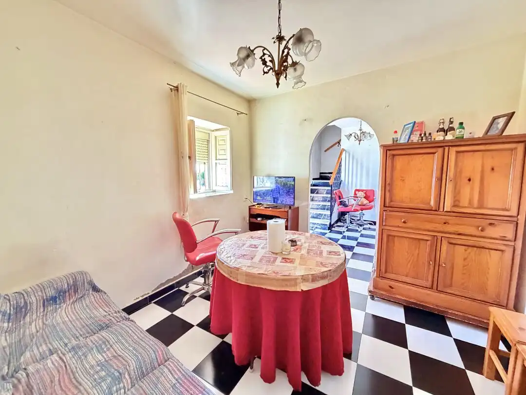Sala de estar de Casa o chalet en venta en Periana con Jardín privado y Balcón