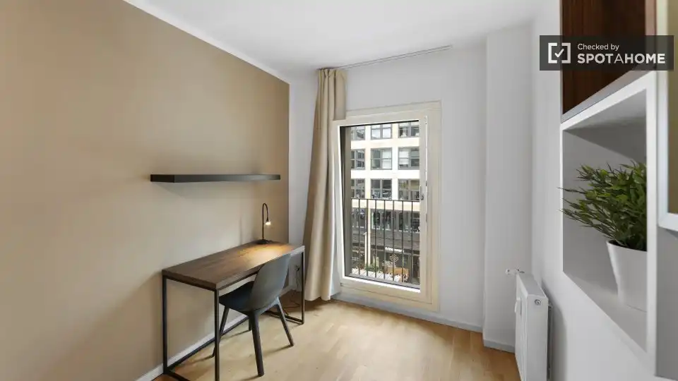 Bedroom of Flat for share in Colmenar de Oreja  with Air Conditioner, Terrace and Furnished