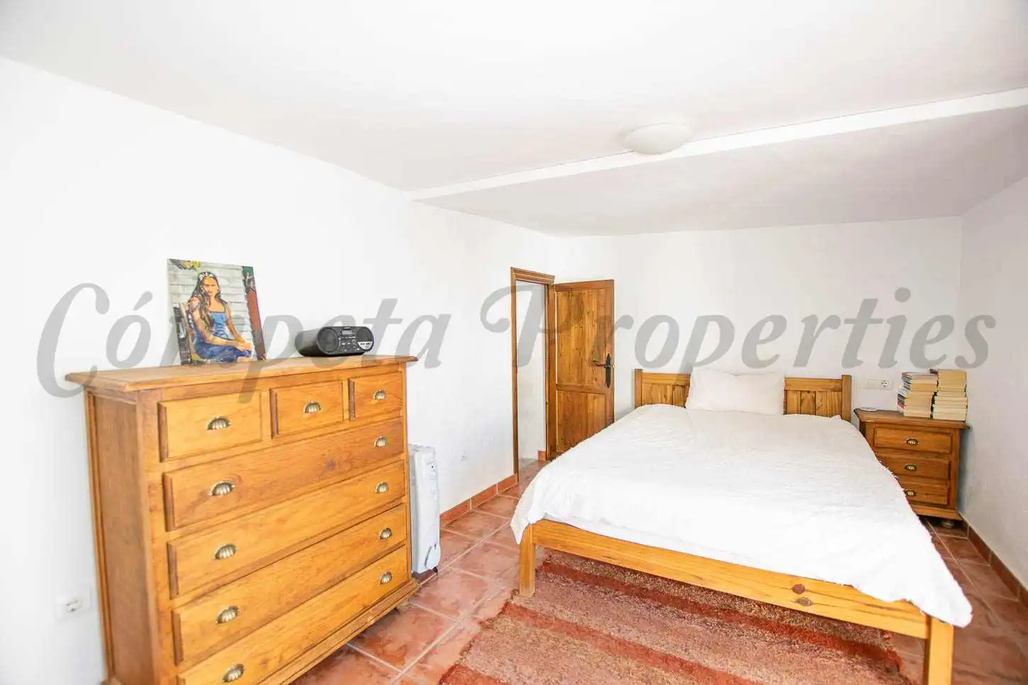 Schlafzimmer von Einfamilien-Reihenhaus zum Verkauf in Cómpeta mit Terrasse und Möbliert