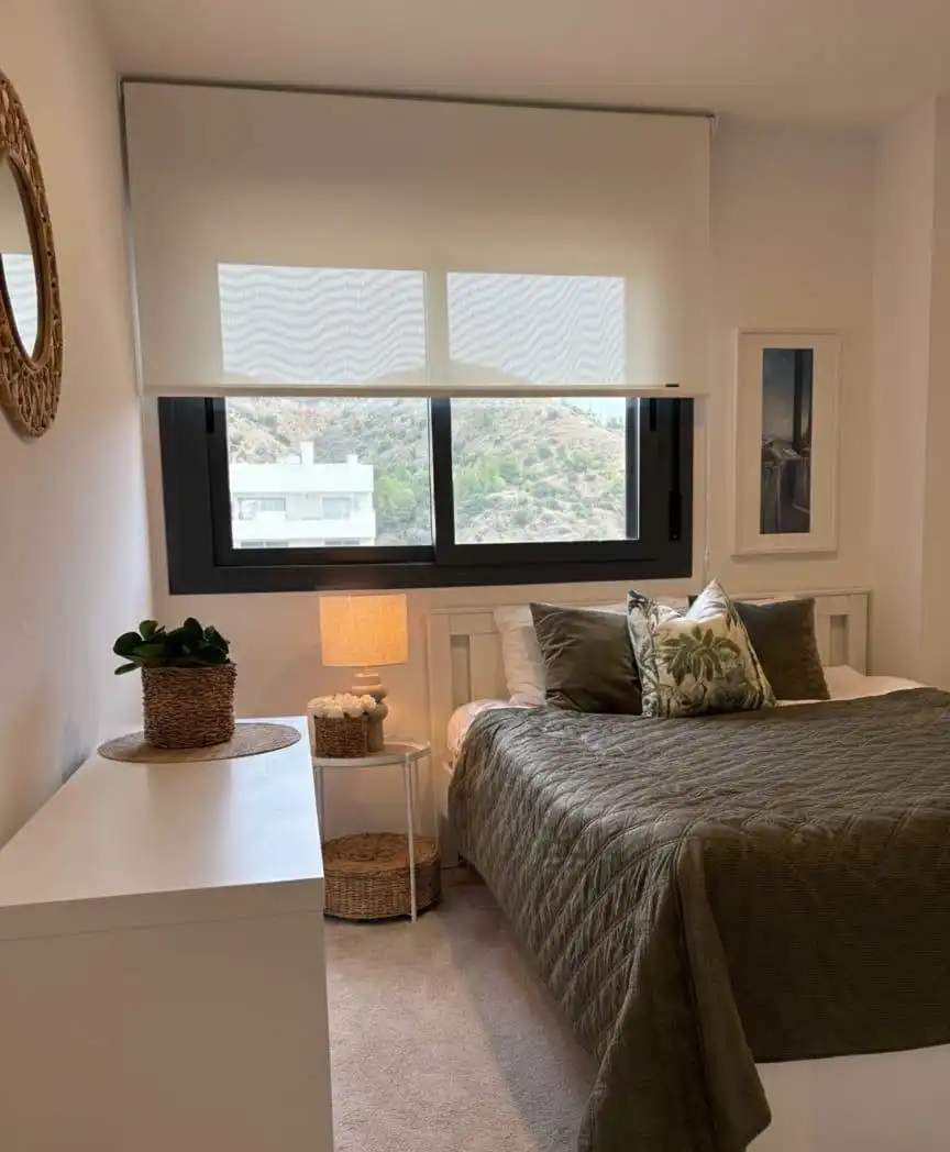 Bedroom of Attic for sale in Málaga  with Air Conditioner, Terrace and Storage room