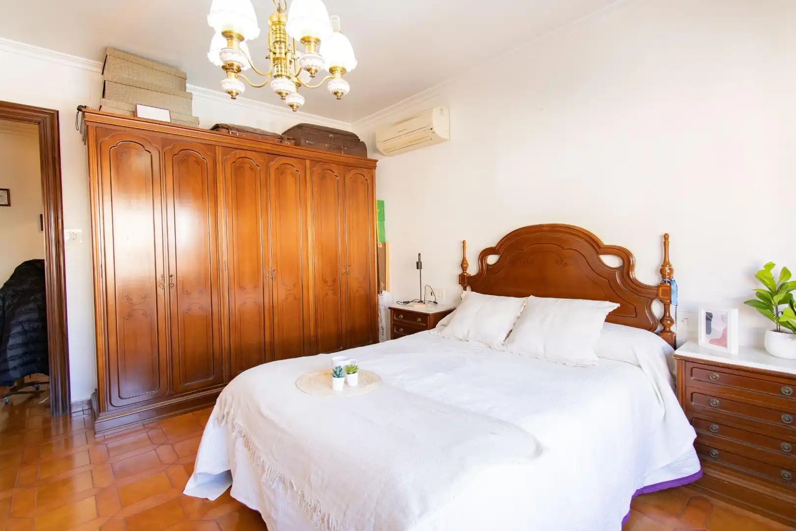 Schlafzimmer von Maisonette zum Verkauf in Massamagrell mit Klimaanlage, Terrasse und Balkon