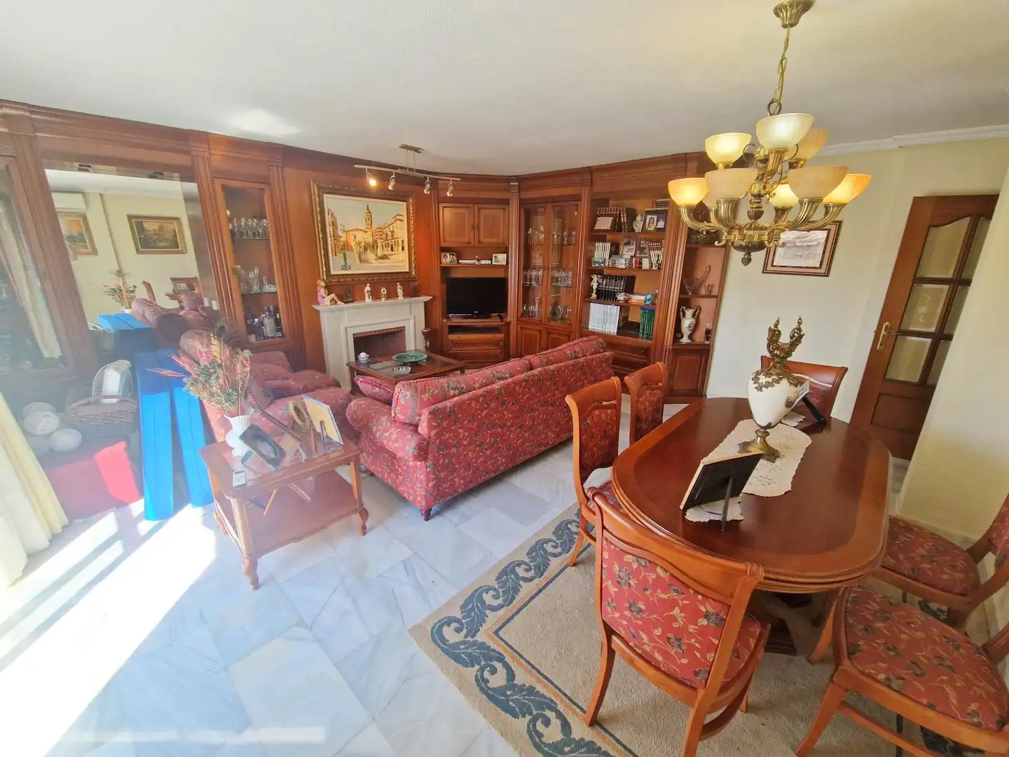 Sala d'estar de Àtic en venda en Málaga amb Aire condicionat, Calefacció i Jardí privat