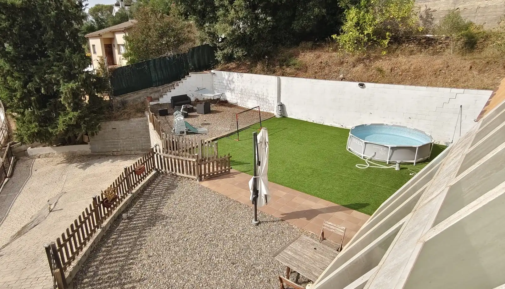 Jardí de Casa o xalet en venda en Cervelló amb Aire condicionat, Calefacció i Jardí privat