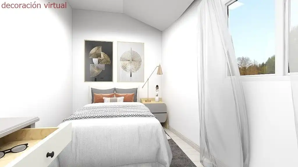 Bedroom of Houses for sale in Catoira  with Heating and Furnished