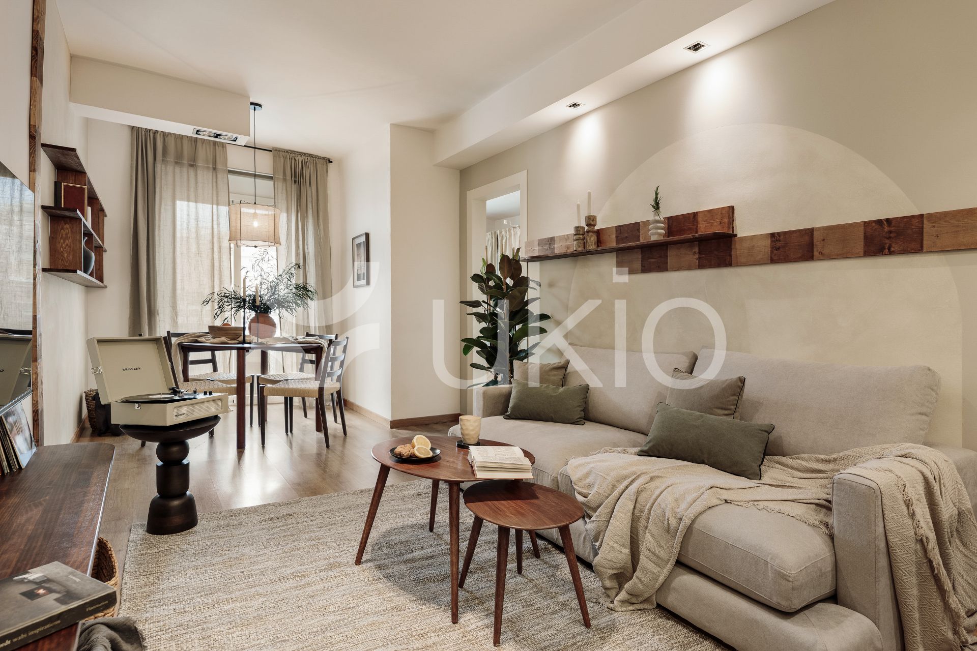 Living room of Apartment to rent in  Barcelona Capital  with Air Conditioner, Heating and Furnished