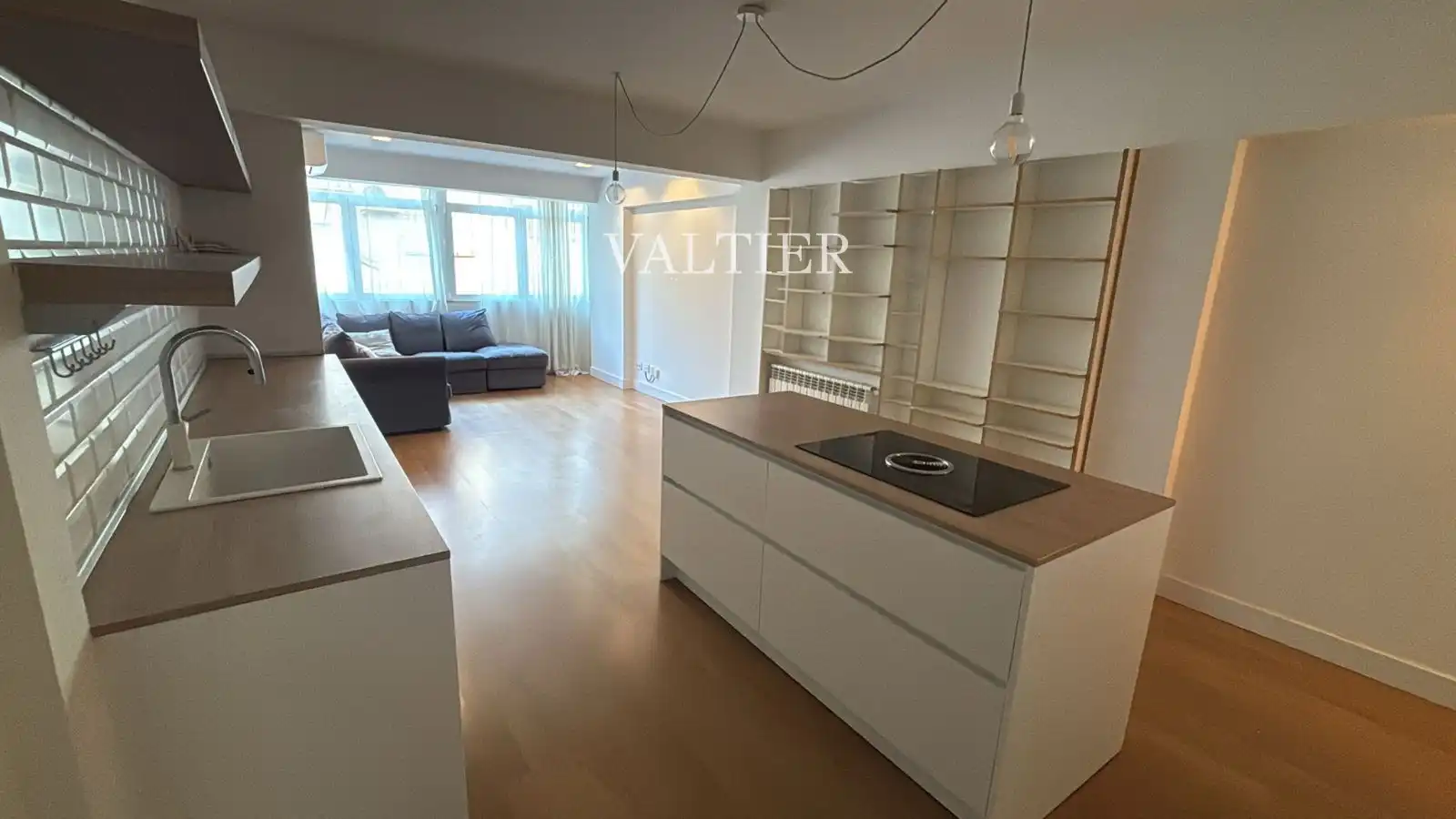 Cocina de Piso de alquiler en  Madrid Capital con Aire acondicionado y Terraza