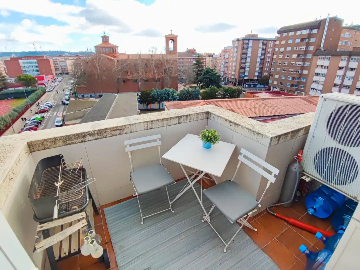 Terrace of Attic for sale in Palencia  with Air Conditioner, Heating and Parquet flooring