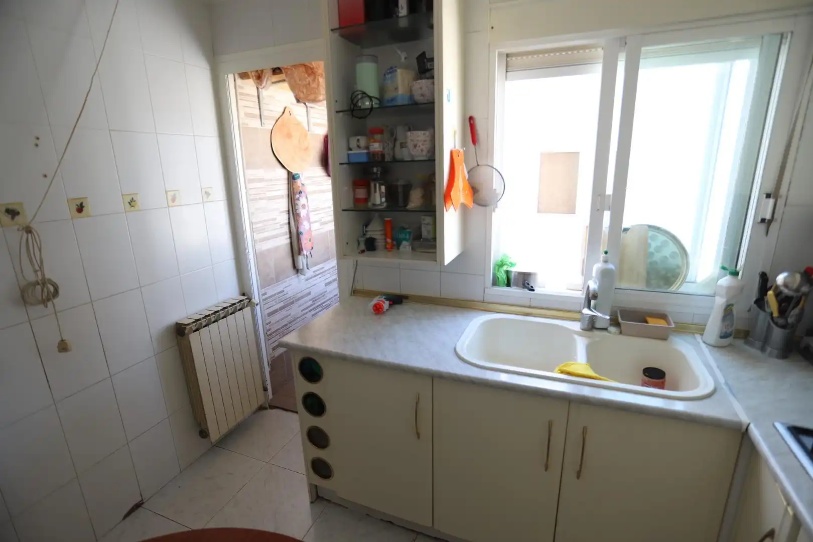Küche von Wohnung zum Verkauf in Alcázar de San Juan mit Klimaanlage und Terrasse