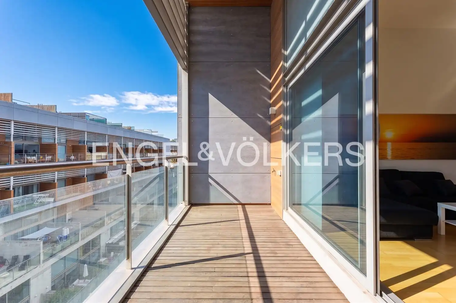 Terraza de Piso de alquiler en Valencia con Aire acondicionado, Calefacción y Jardín privado