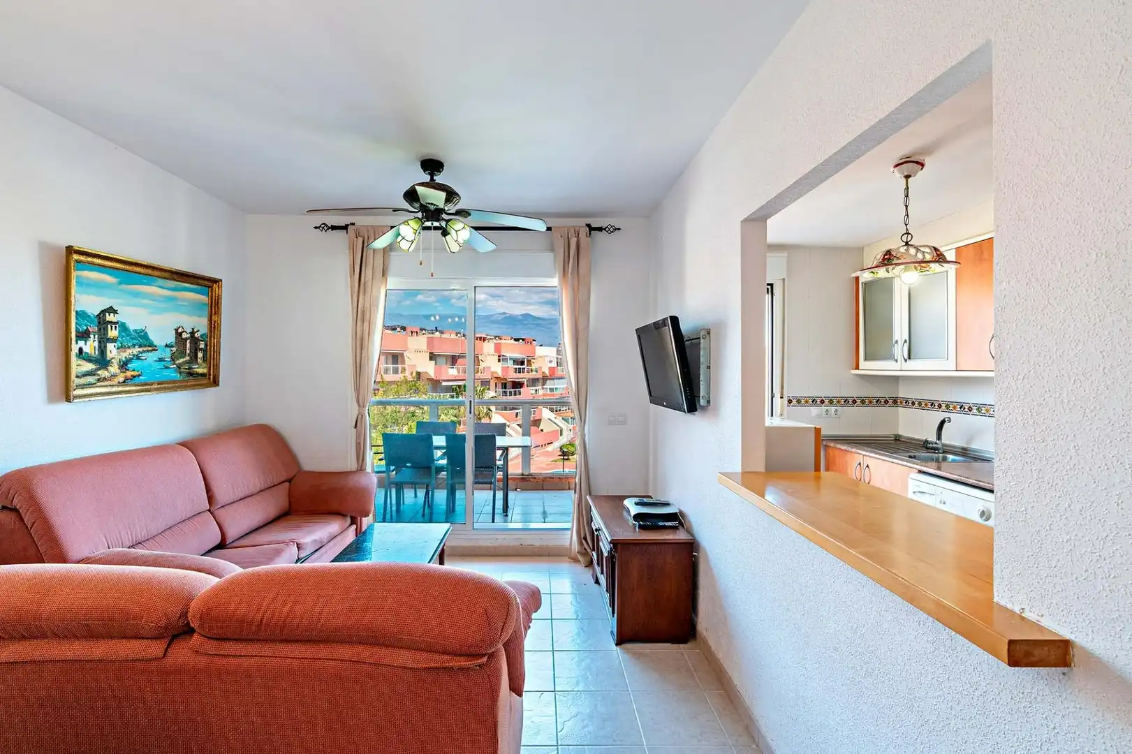 Sala de estar de Ático en venta en El Ejido con Aire acondicionado, Terraza y Trastero