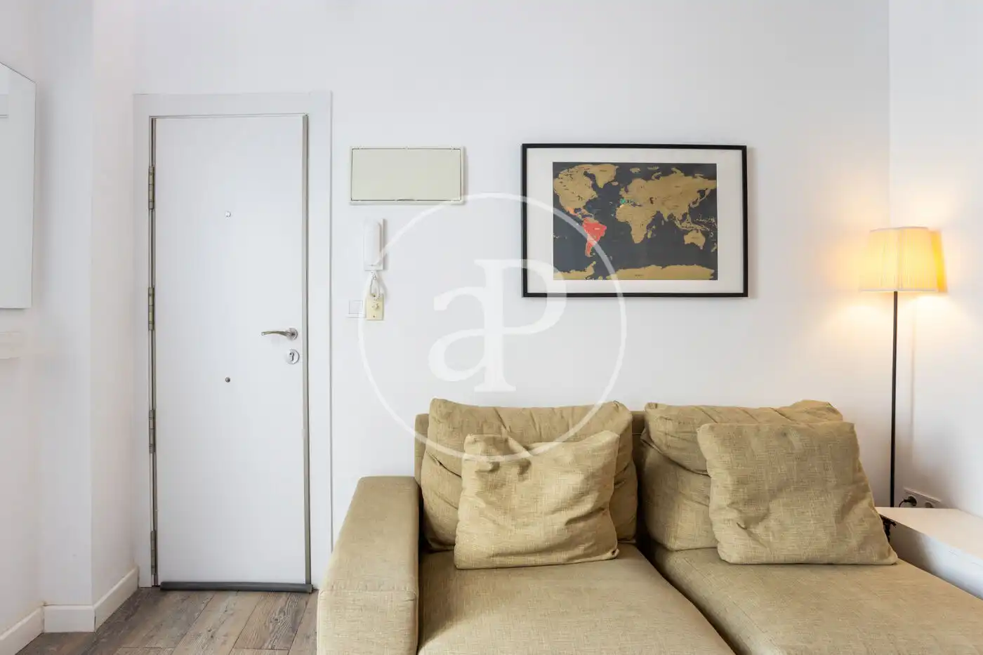 Living room of Attic for sale in Valencia  with Heating, Terrace and Furnished