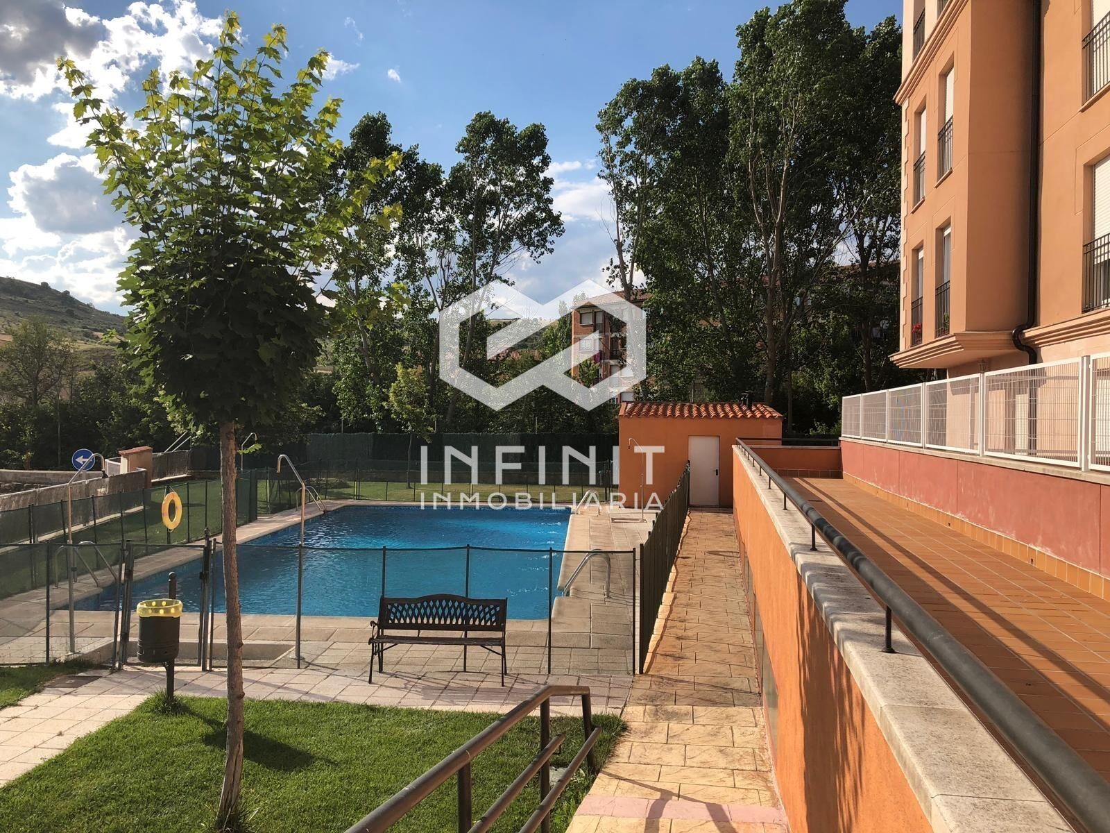 Swimming pool of Attic for sale in Sigüenza  with Heating, Private garden and Terrace