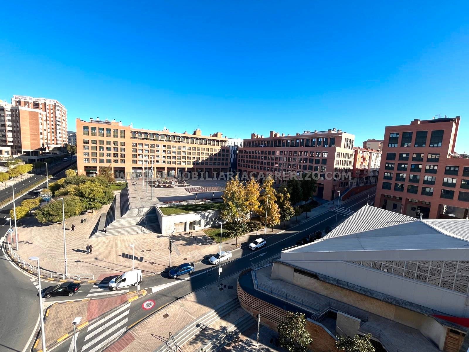 Exterior view of Flat for sale in  Pamplona / Iruña  with Heating, Parquet flooring and Terrace