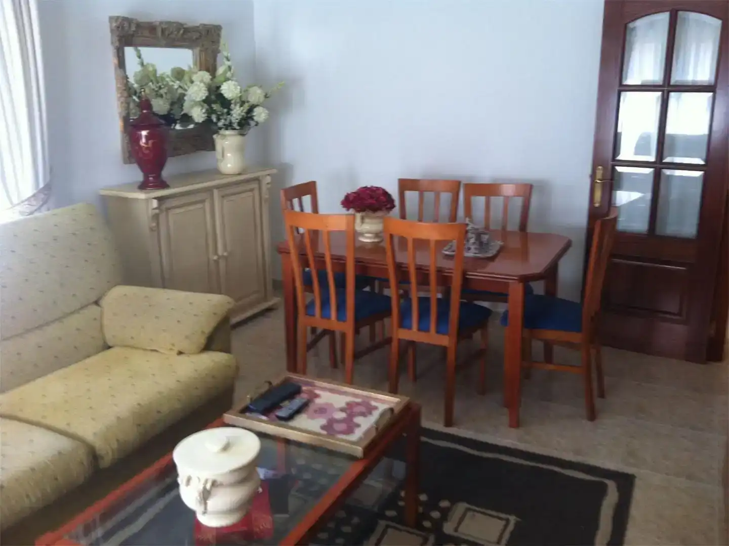 Esszimmer von Wohnung zur Miete in Miño mit Parkett und Möbliert