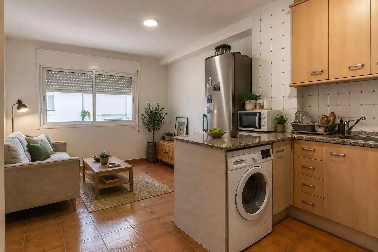 Kitchen of Flat for sale in  Tarragona Capital  with Furnished