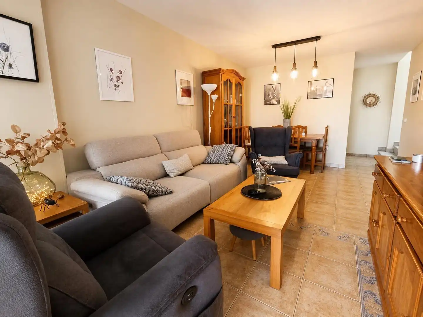 Living room of Attic for sale in Dénia  with Air Conditioner, Heating and Private garden