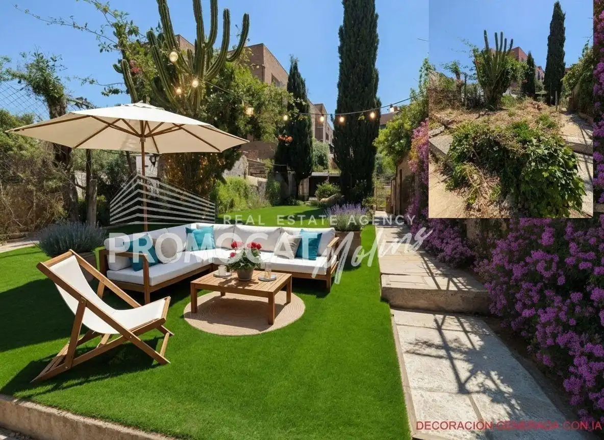 Terraza de Casa o chalet en venta en Molins de Rei con Aire acondicionado, Calefacción y Jardín privado