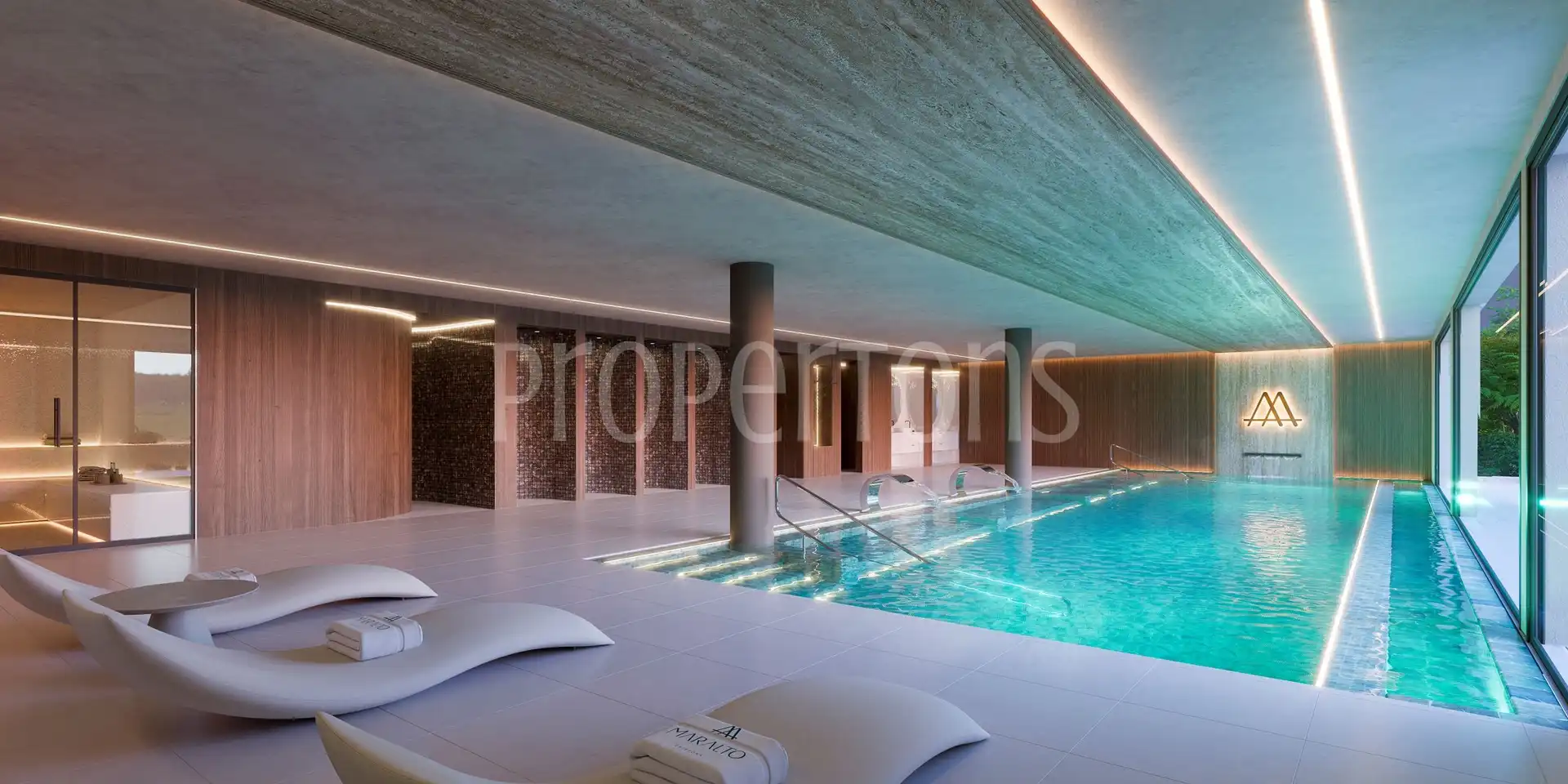 Piscina de Piso en venta en Estepona