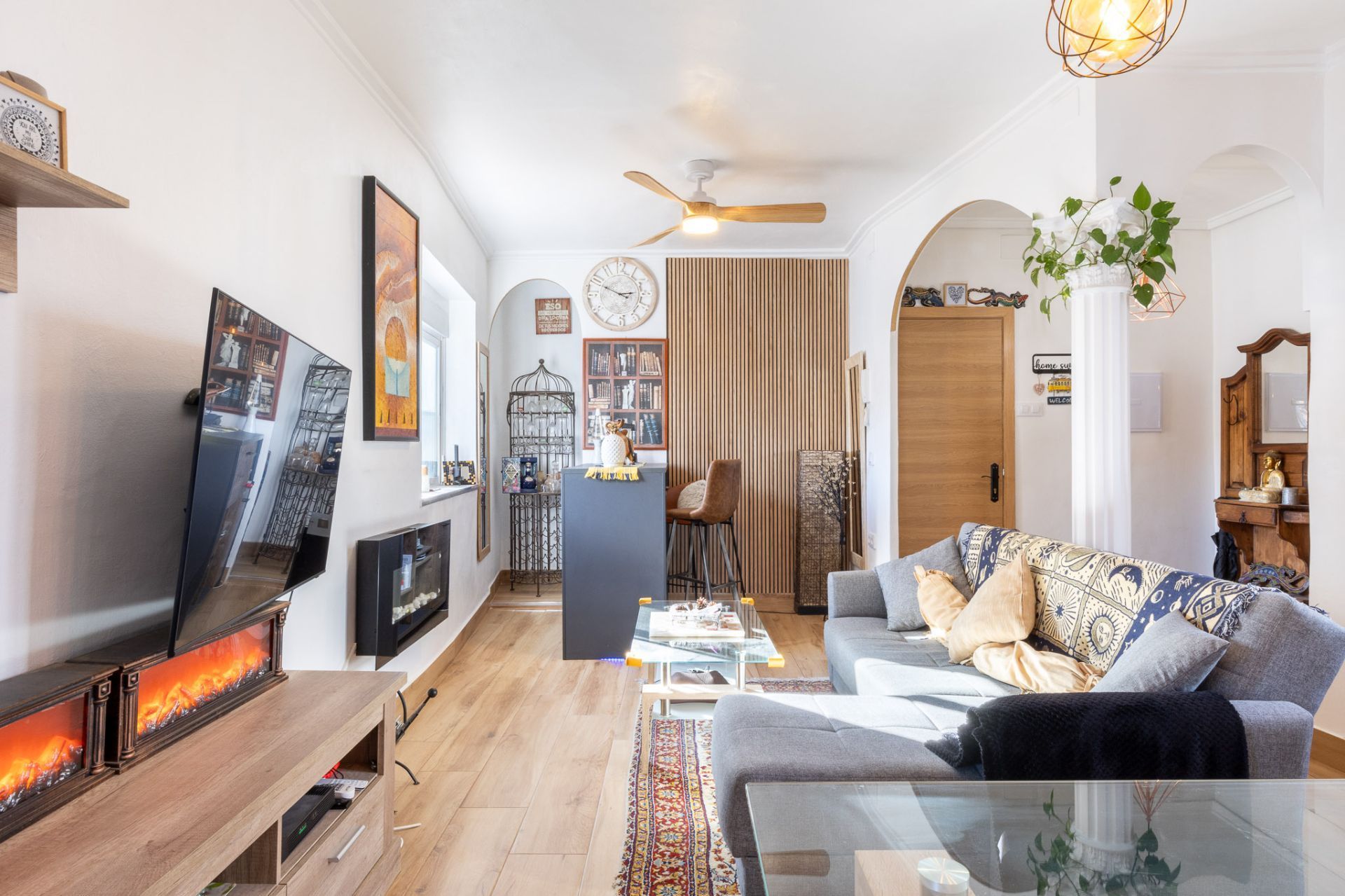 Living room of Duplex for sale in Oliva  with Air Conditioner and Terrace