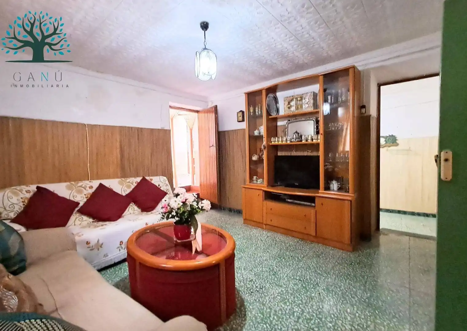 Sala d'estar de Casa o xalet en venda en Mazarrón amb Jardí privat, Traster i Moblat