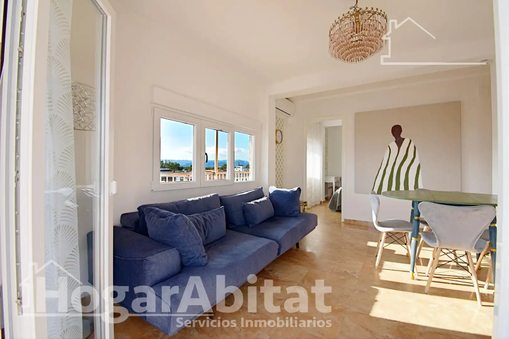 Sala de estar de Piso en venta en Oliva Playa