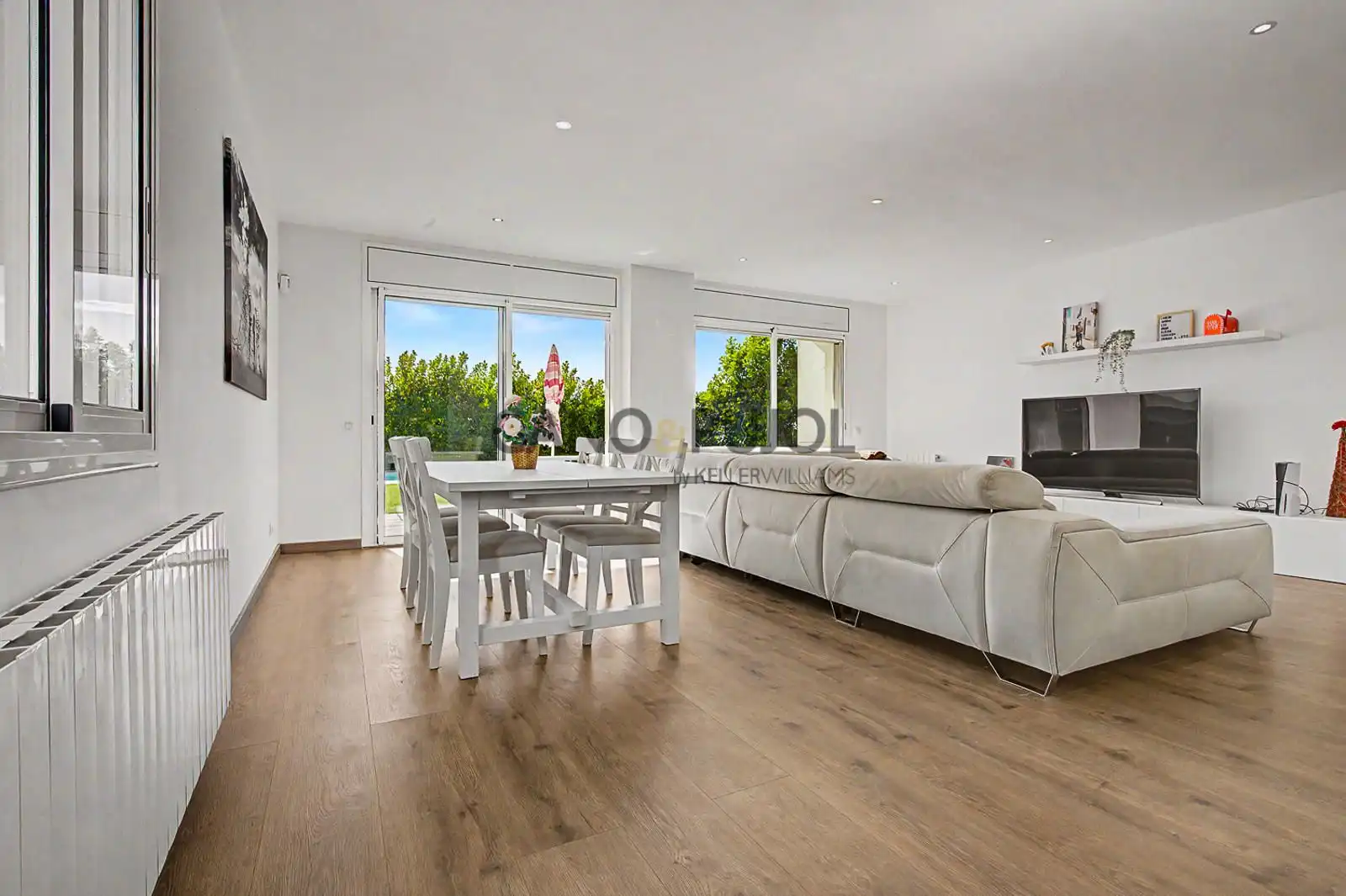 Sala de estar de Casa o chalet en venta en Bigues i Riells del Fai con Aire acondicionado, Calefacción y Terraza