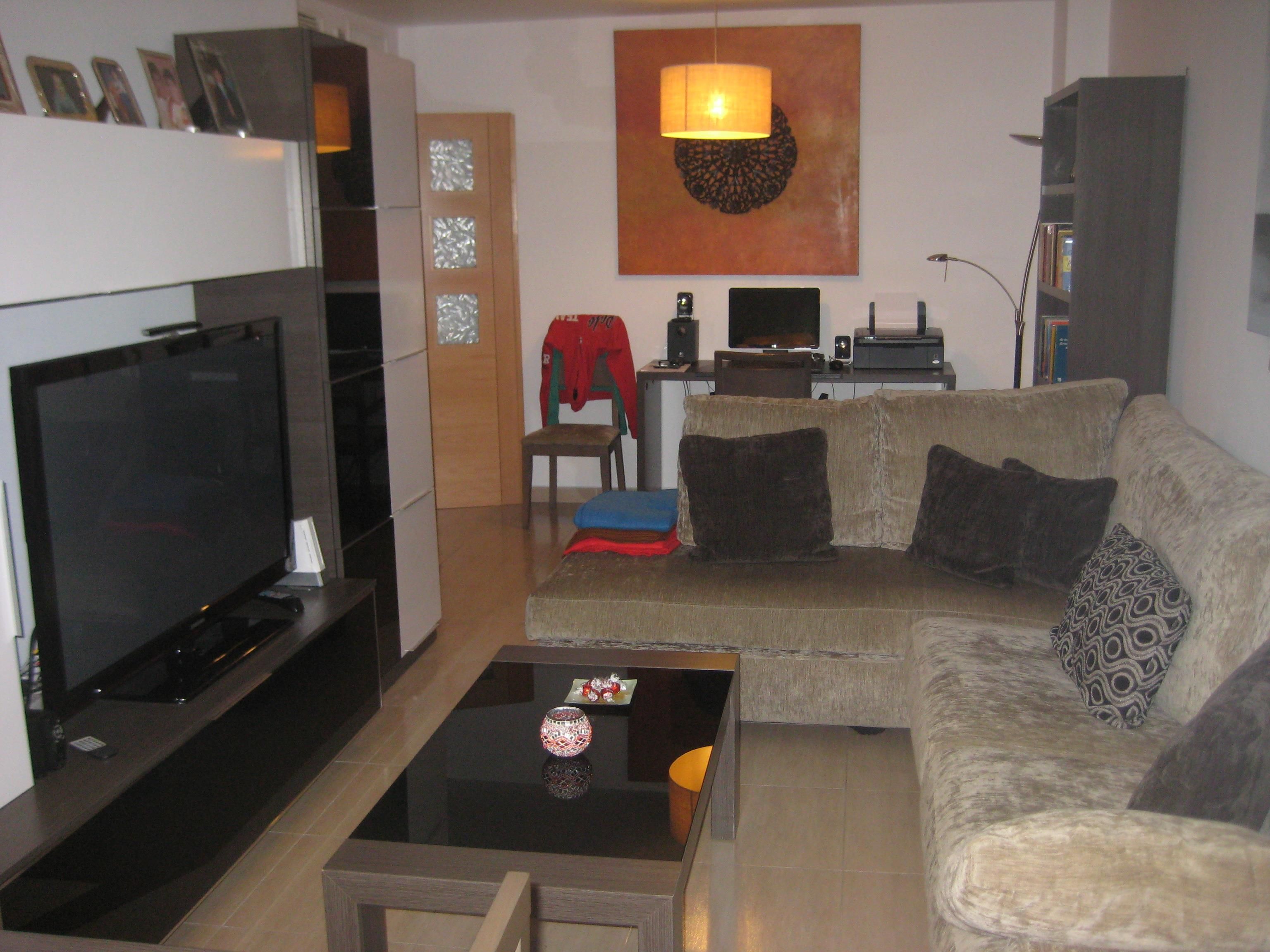Living room of Flat for sale in  Melilla Capital  with Air Conditioner, Storage room and Furnished