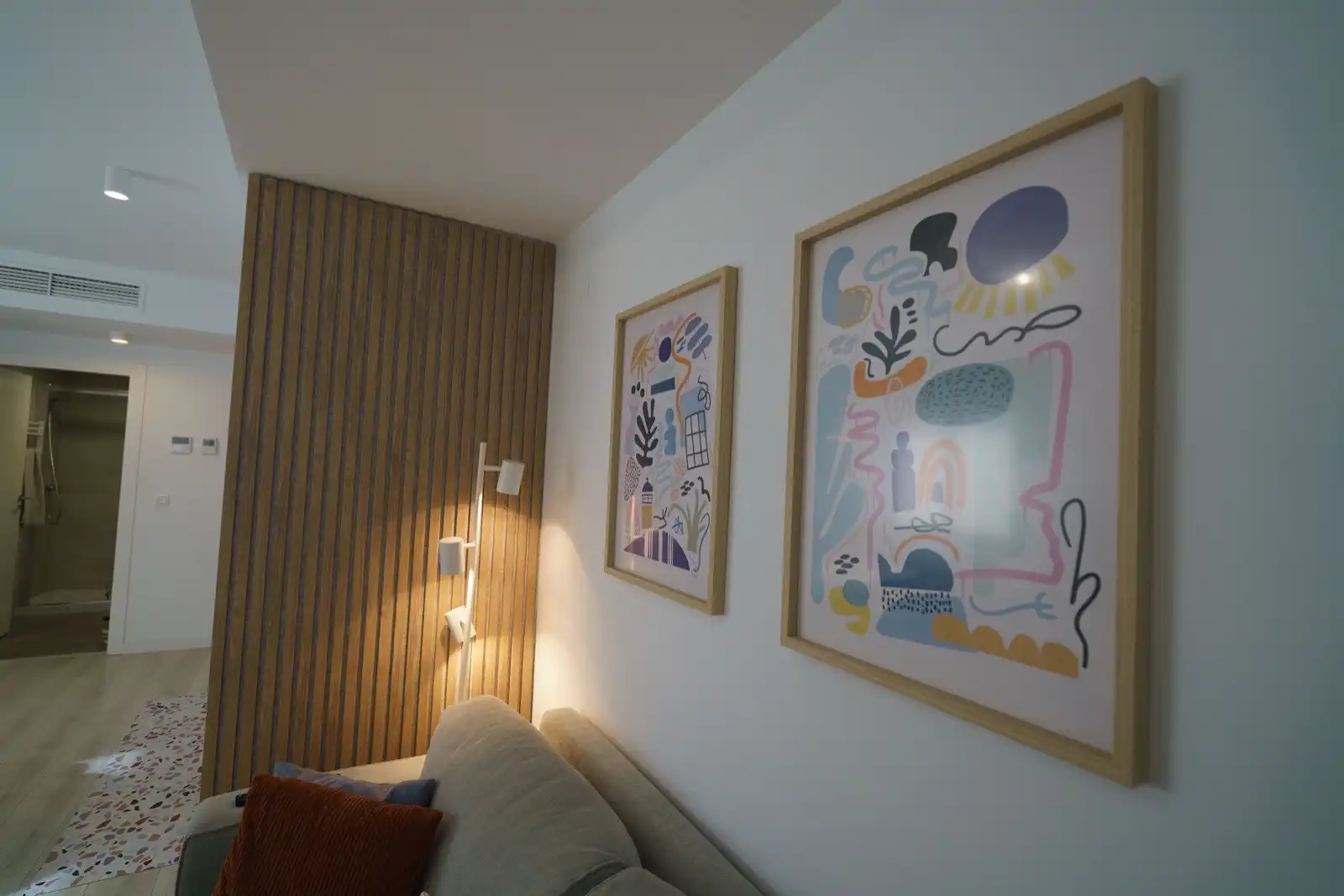 Sala d'estar de Apartament de lloguer en El Campello amb Aire condicionat, Calefacció i Terrassa