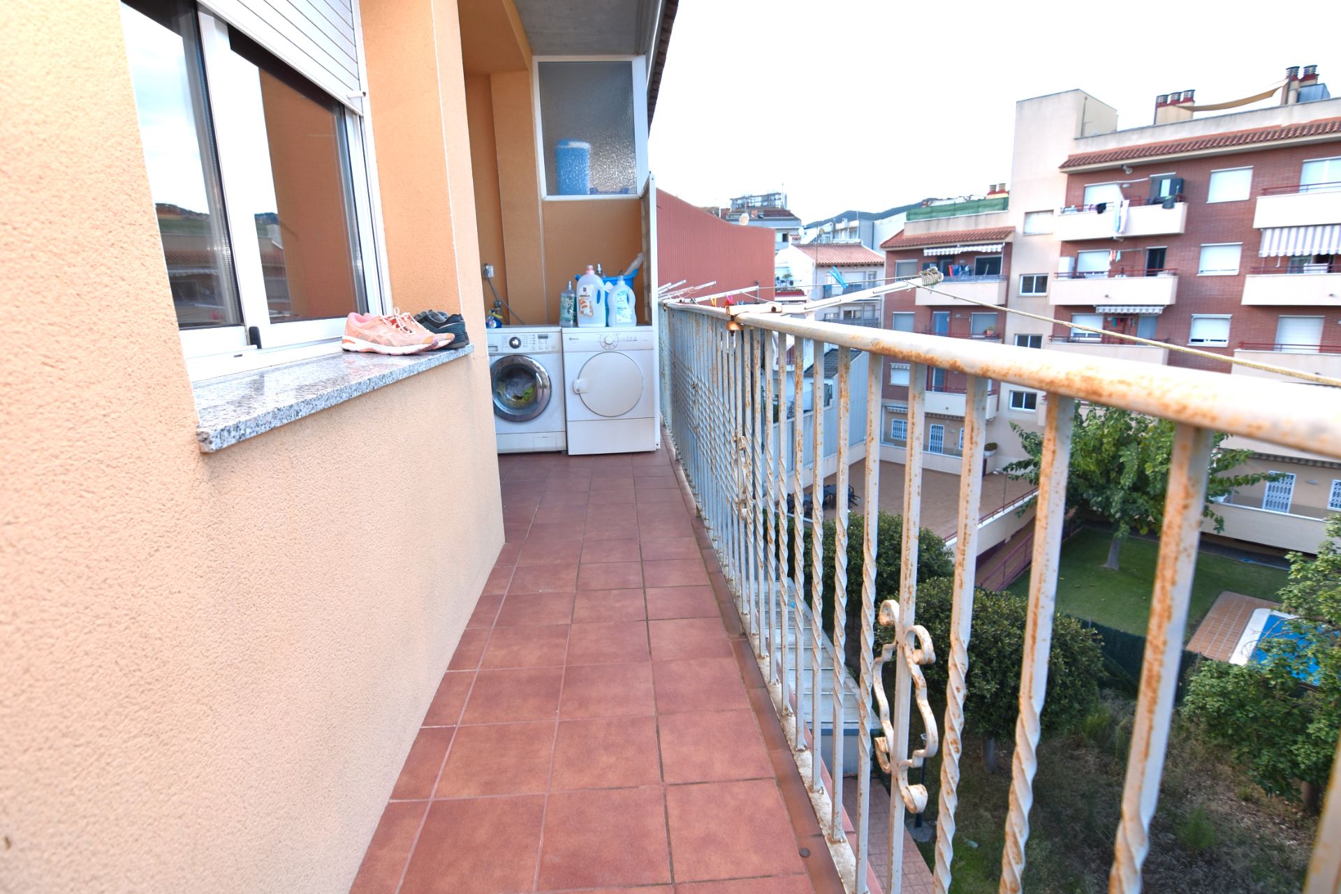 Balcony of Flat for sale in Pineda de Mar  with Air Conditioner, Heating and Storage room