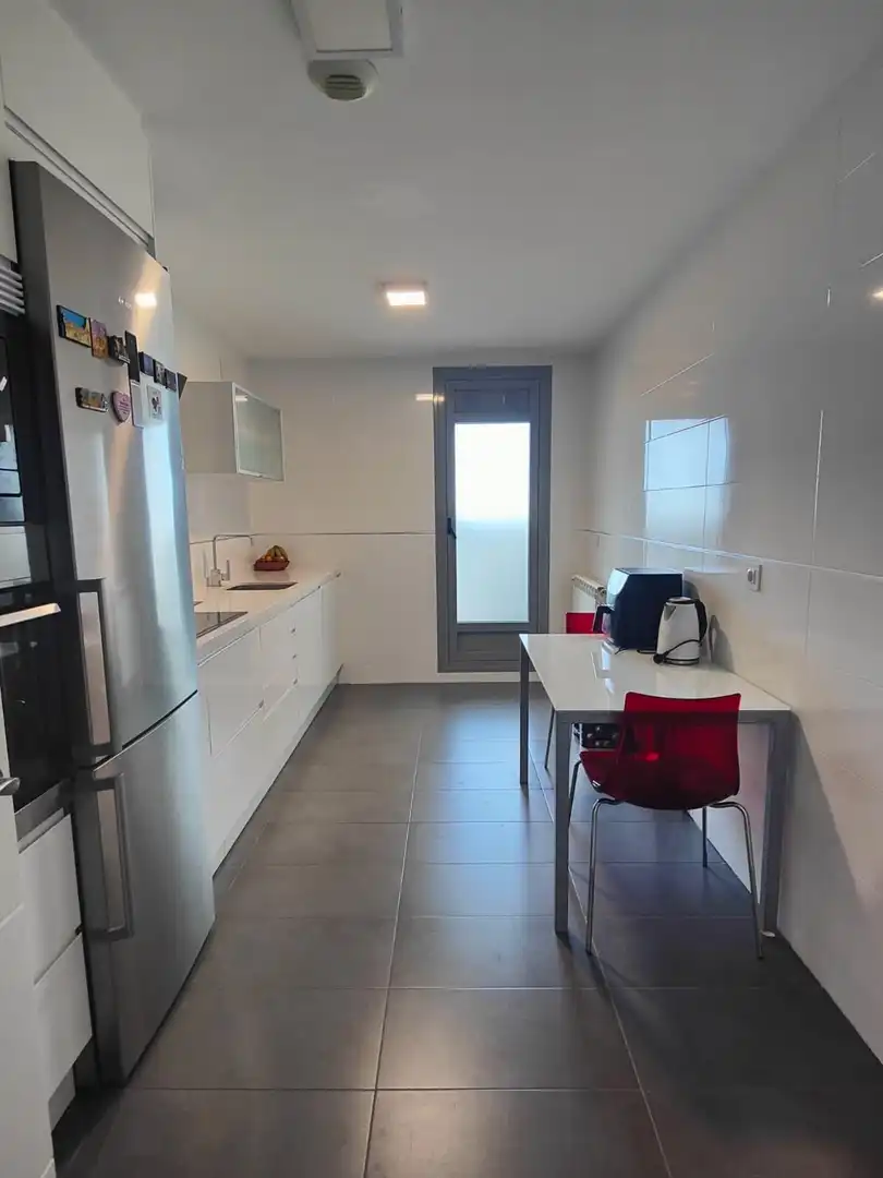 Kitchen of Flat for sale in Albacete  with Heating, Terrace and Storage room