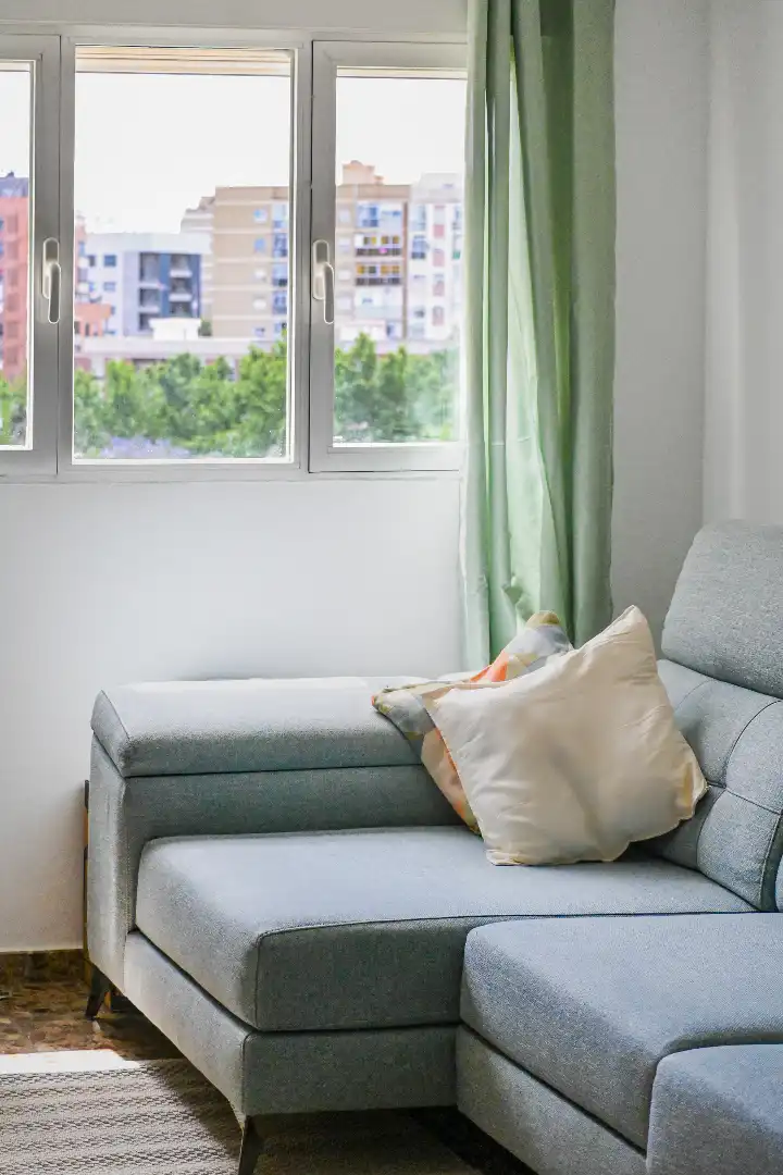 Bedroom of Flat for sale in Valencia  with Air Conditioner, Terrace and Swimming Pool