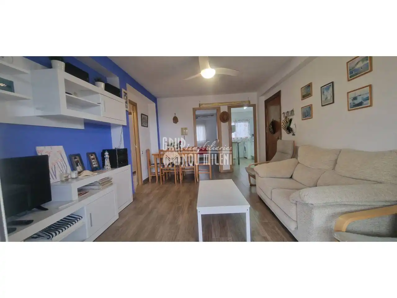 Sala de estar de Piso de alquiler en Valencia con Terraza, Amueblado y Balcón