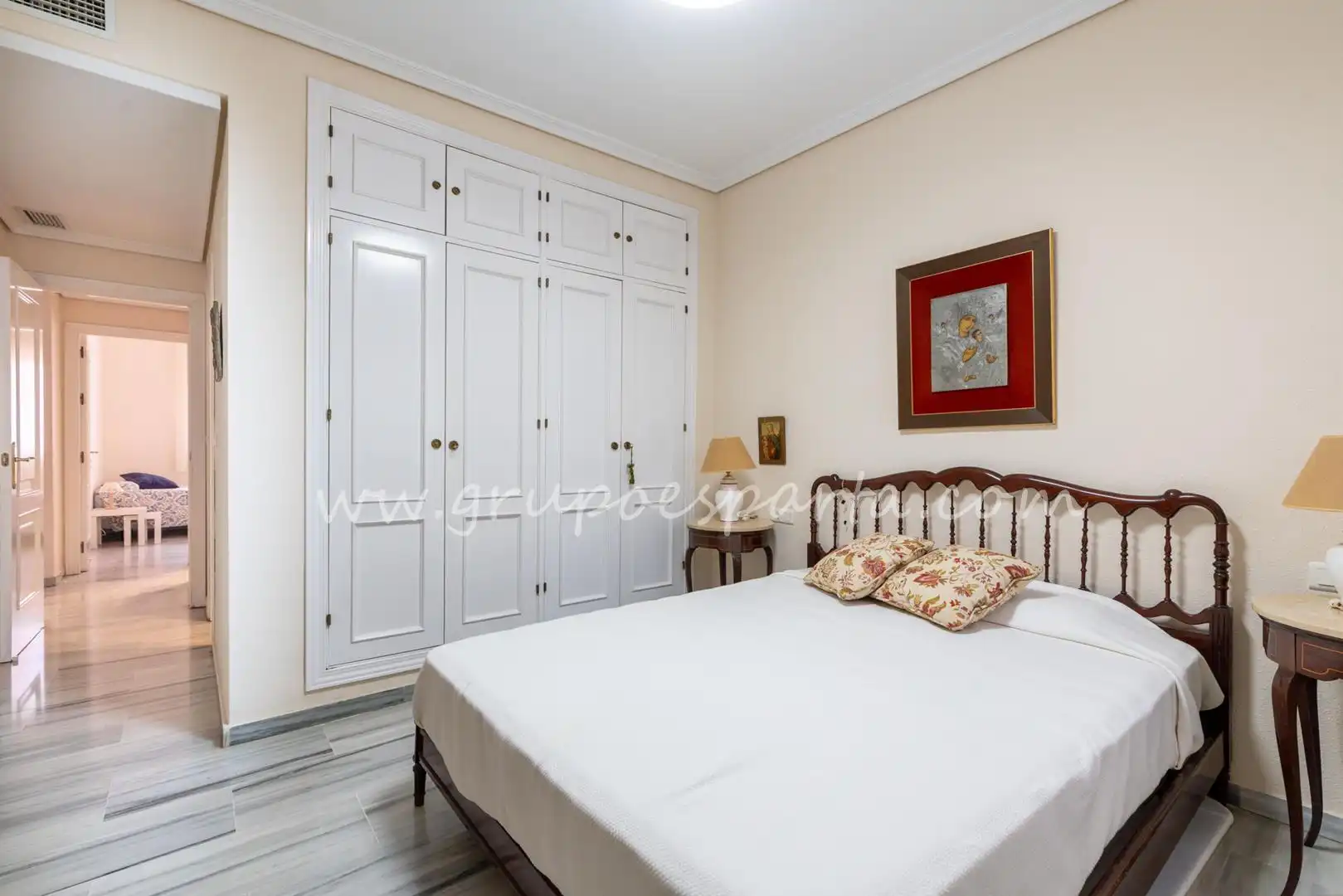 Bedroom of Flat for sale in Sevilla  with Air Conditioner and Terrace