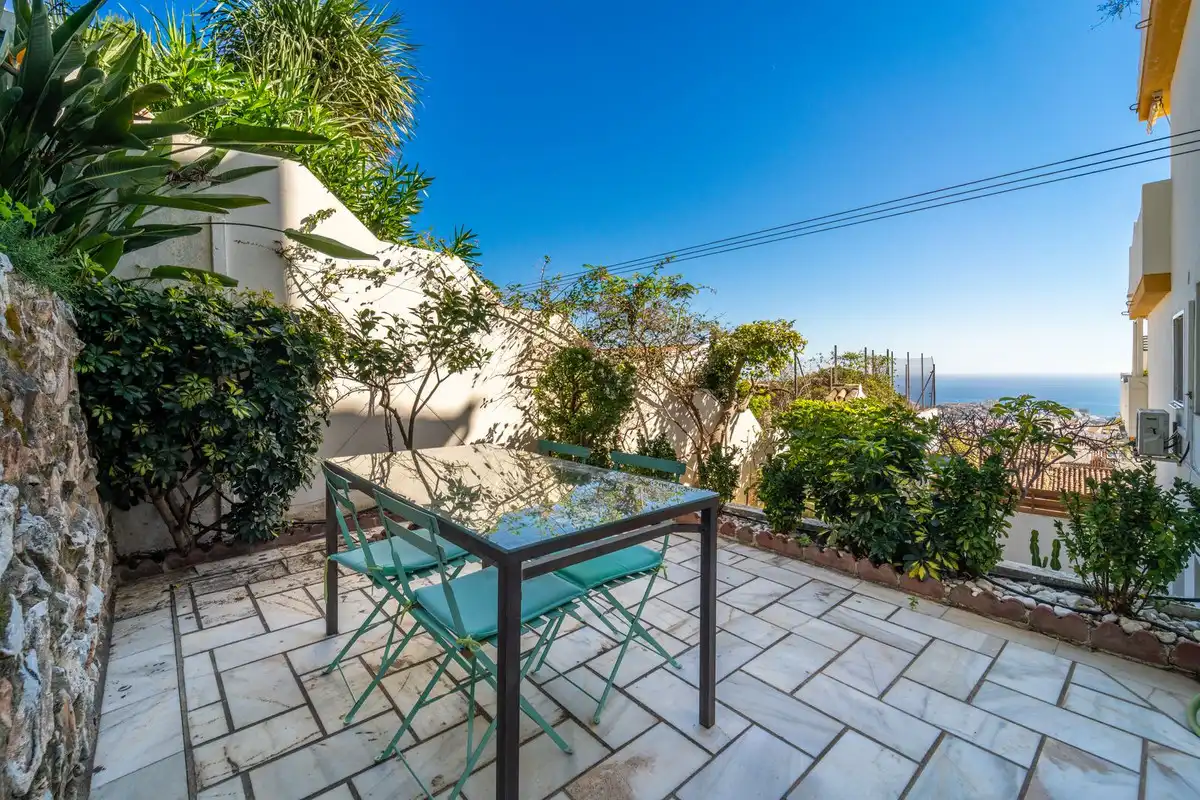 Terrace of Apartments for sale in Benalmádena  with Air Conditioner, Private garden and Terrace