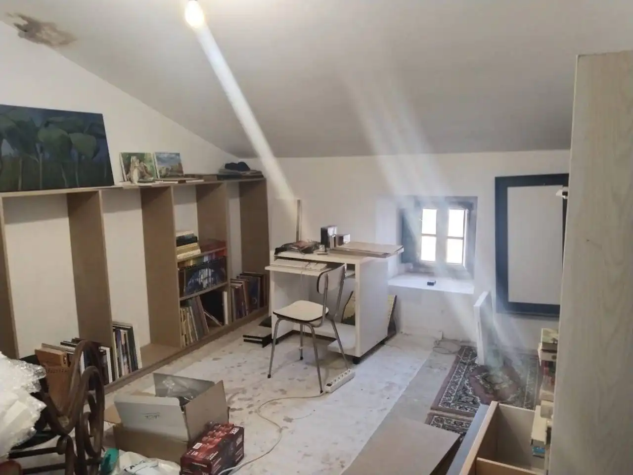Habitación de Casa adosada en venta en Susinos del Páramo con Calefacción, Terraza y Amueblado