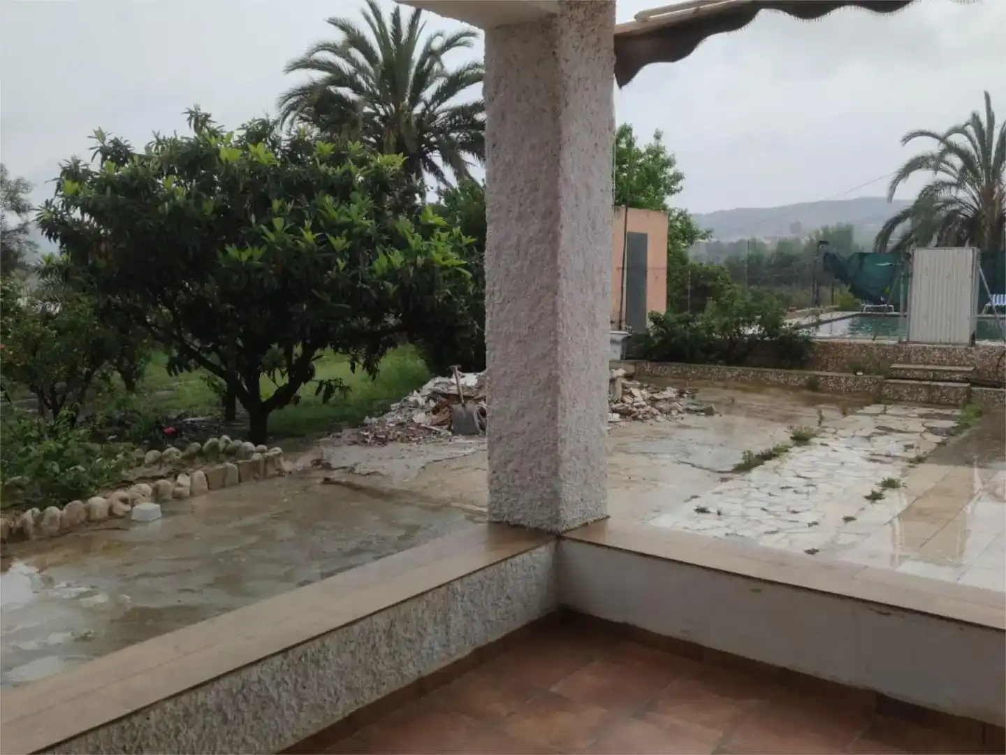 Terrassa de Finca rústica en venda en Novelda amb Aire condicionat i Piscina