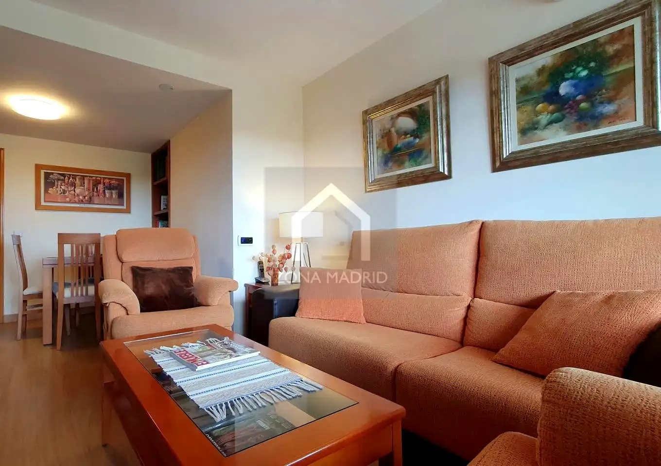 Sala de estar de Piso en venta en  Madrid Capital con Aire acondicionado, Calefacción y Terraza