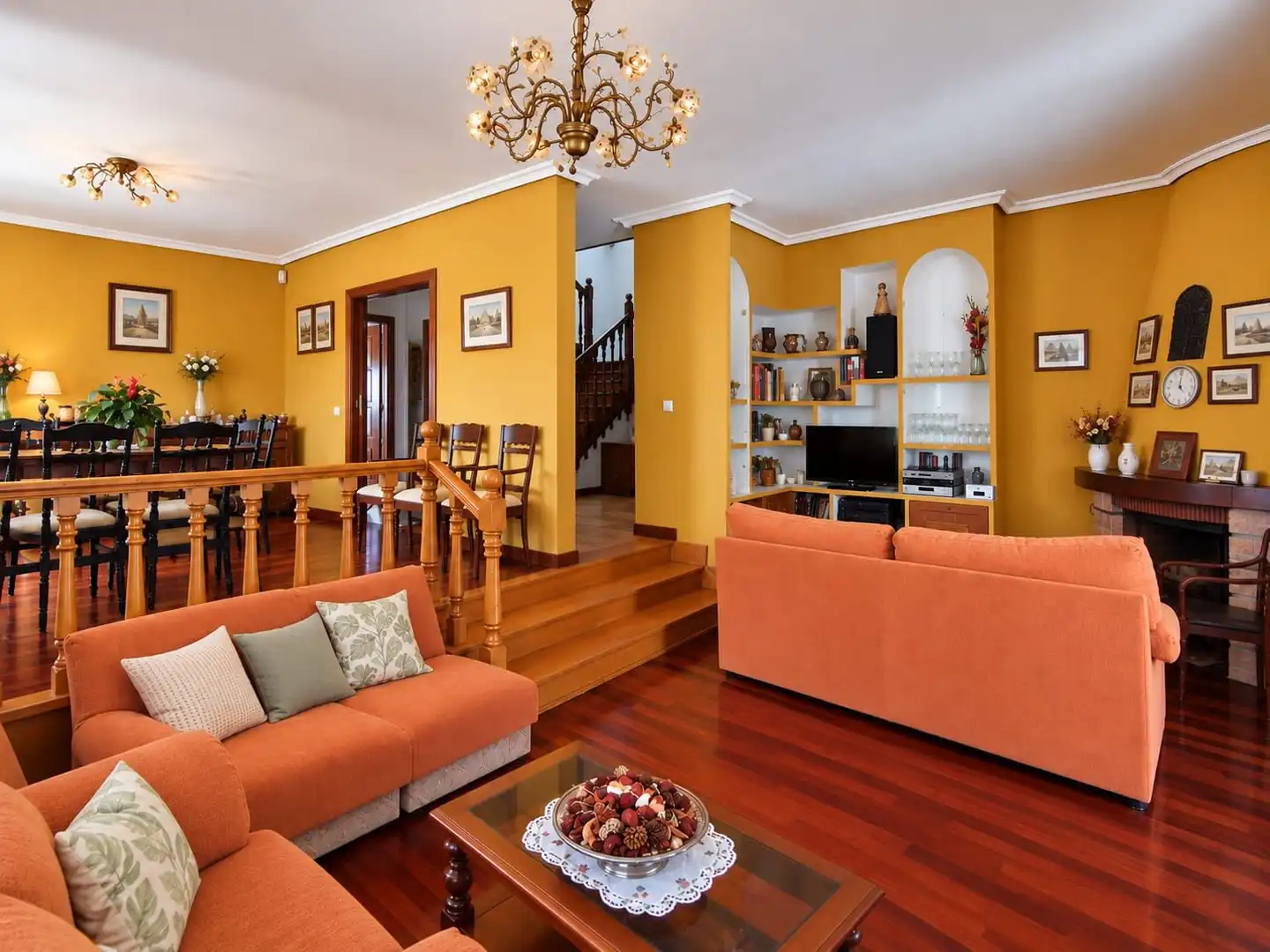 Sala d'estar de Casa o xalet en venda en Fuentespina, Burgos