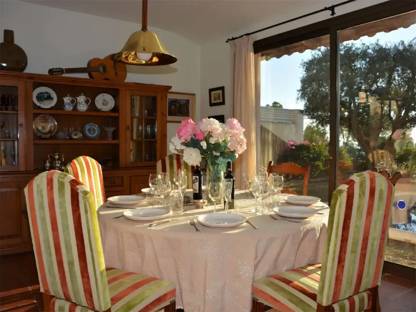 Comedor de Casa o chalet de alquiler en Sitges con Aire acondicionado, Piscina y Amueblado