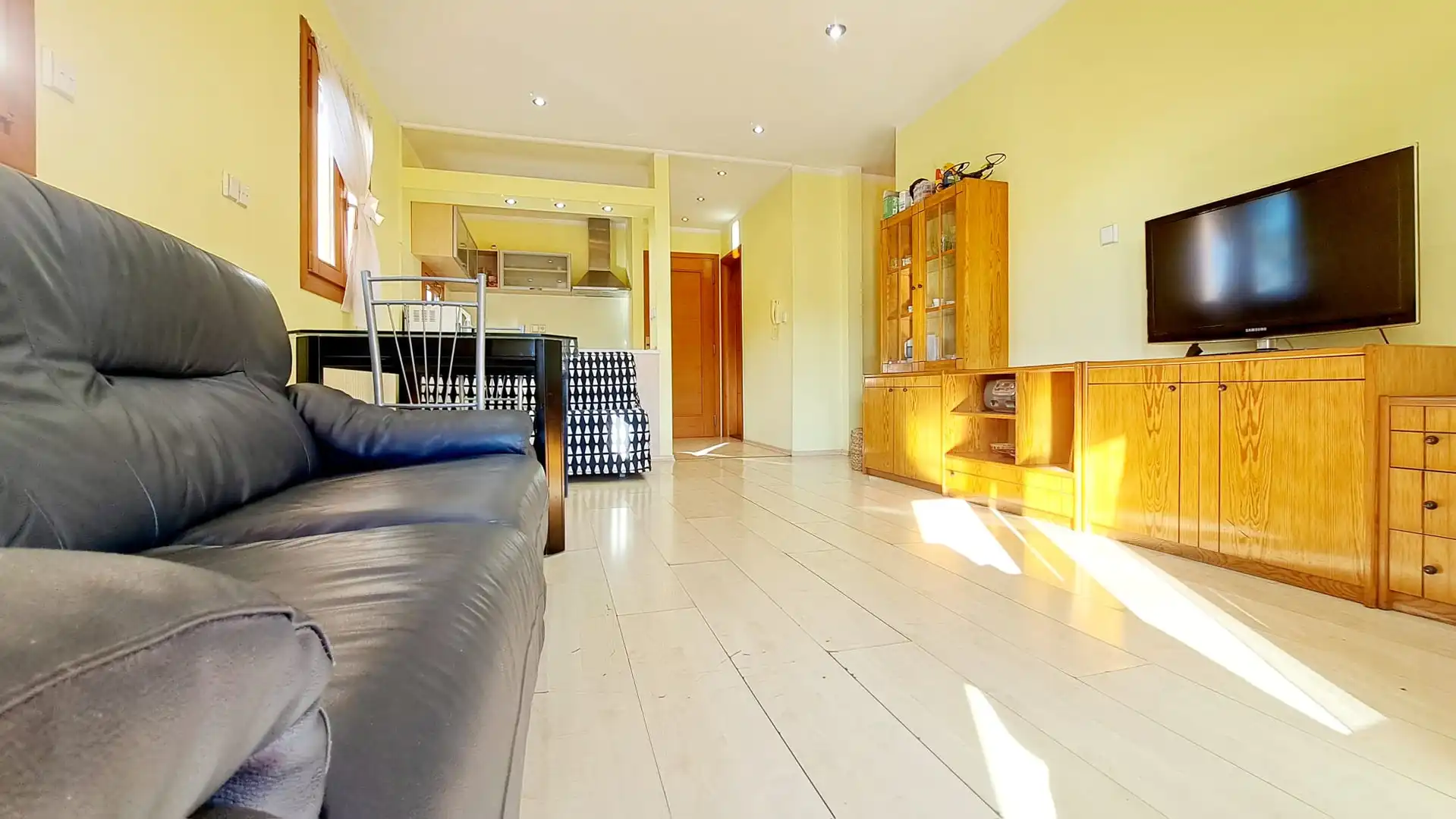 Sala d'estar de Casa o xalet en venda en Lloret de Mar amb Calefacció, Jardí privat i Parquet
