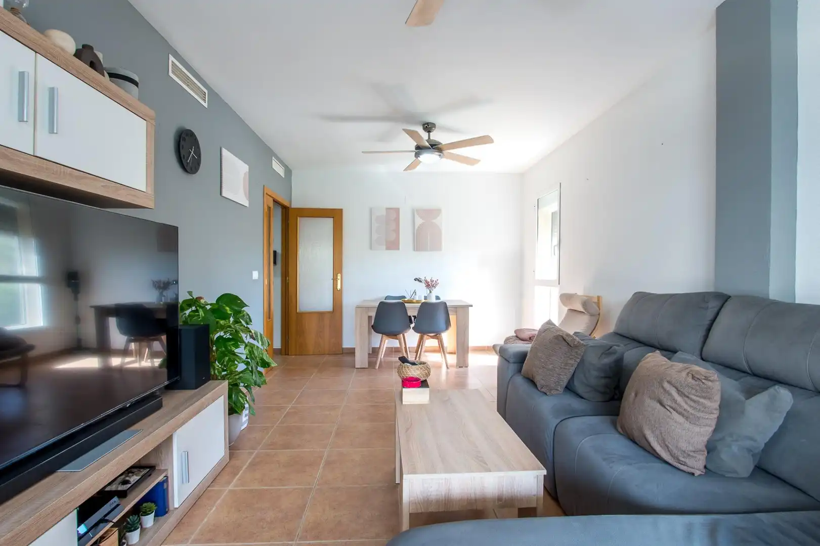 Sala de estar de Piso en venta en Molina de Segura con Aire acondicionado, Calefacción y Jardín privado