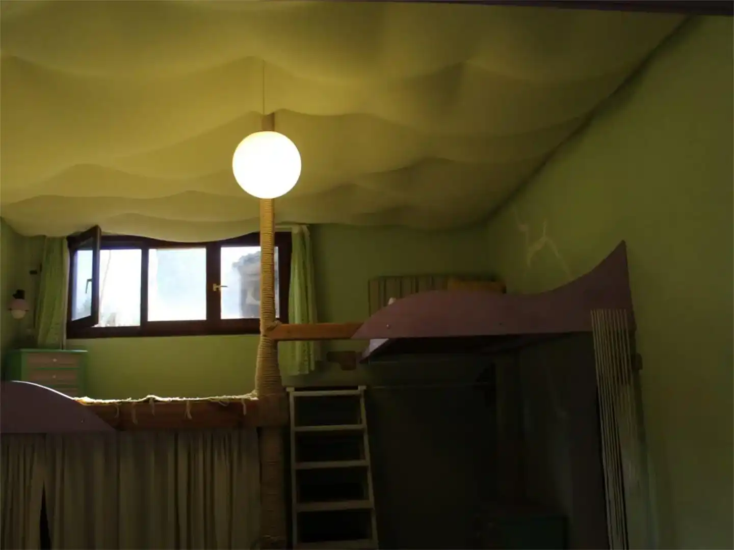 Schlafzimmer von Country house zur Miete in Sierra Engarcerán mit Privatgarten