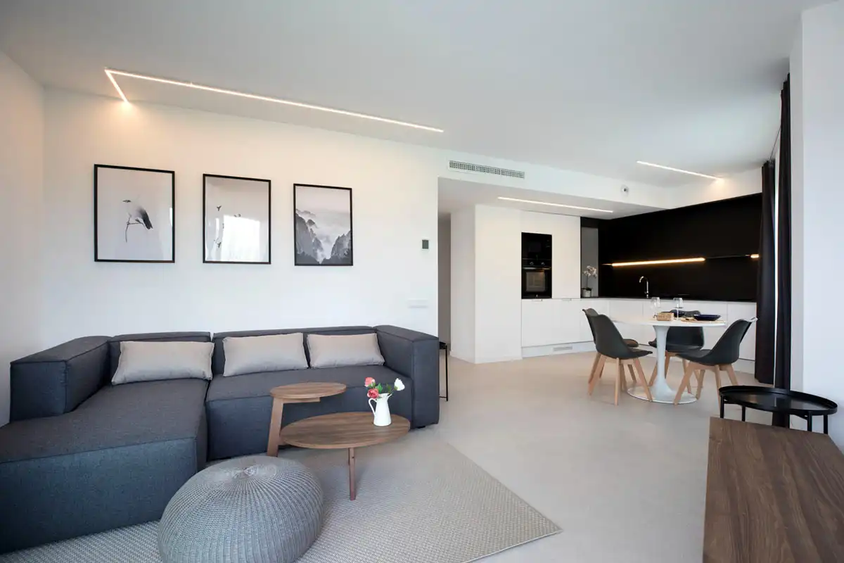 Sala de estar de Piso en venta en Abrera con Terraza, Trastero y Piscina comunitaria