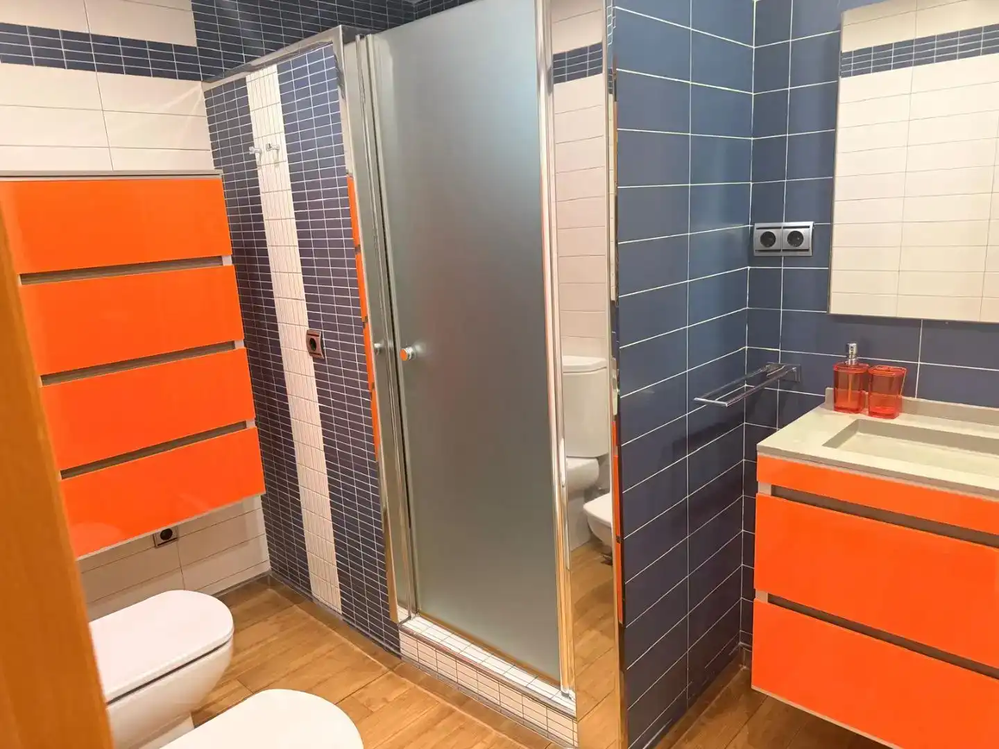 Badezimmer von Wohnung zur Miete in Alhama de Murcia mit Klimaanlage, Parkett und Abstellraum