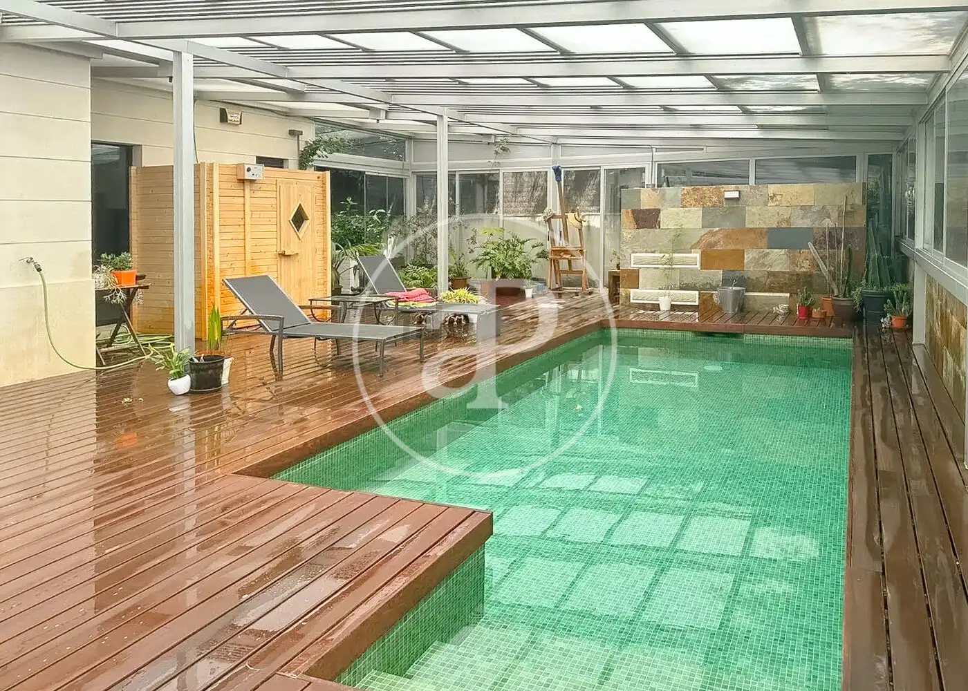 Swimming pool of Houses for sale in Boadilla del Monte  with Air Conditioner, Heating and Private garden
