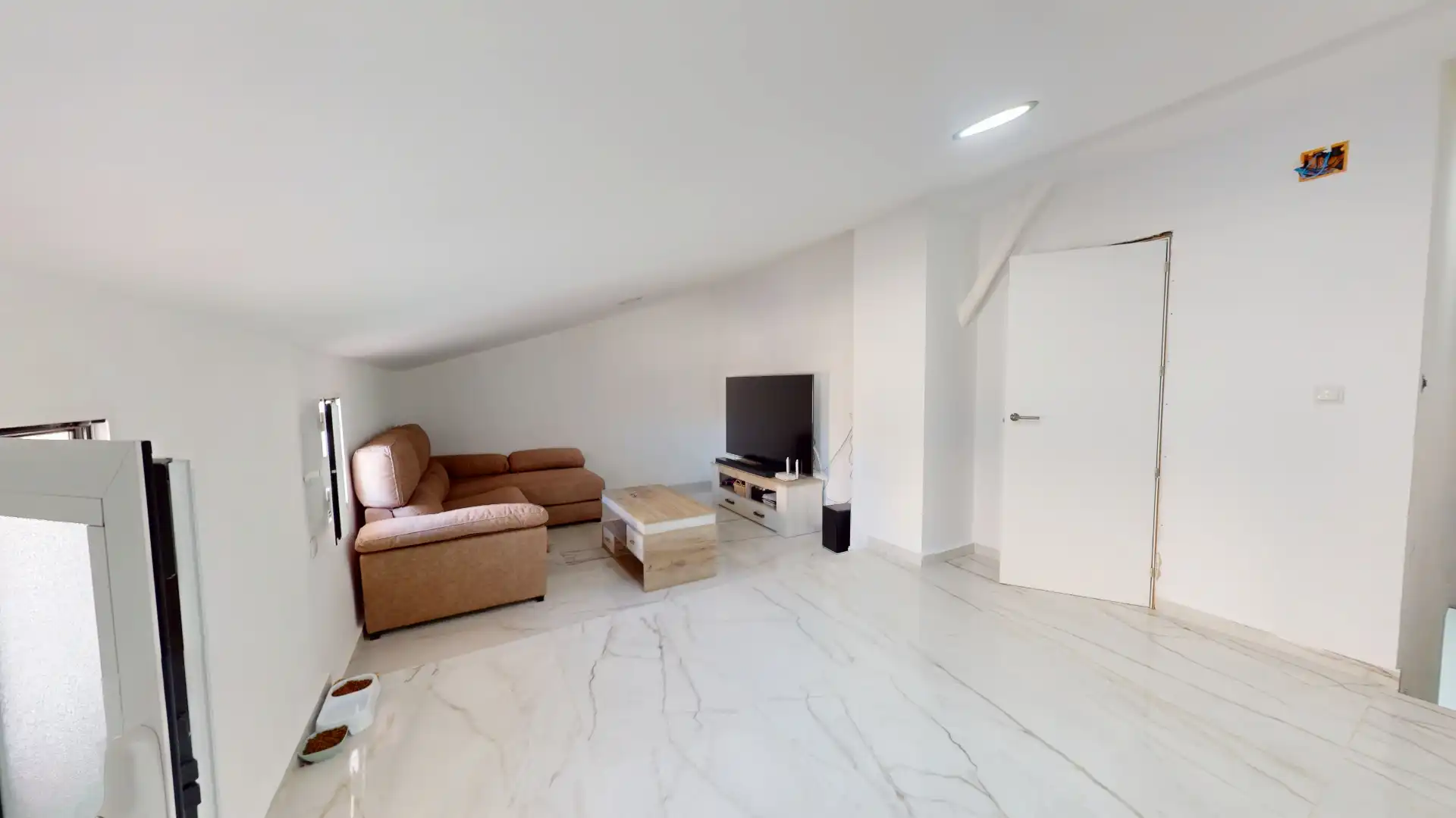 Sala d'estar de Casa adosada en venda en Sax amb Terrassa