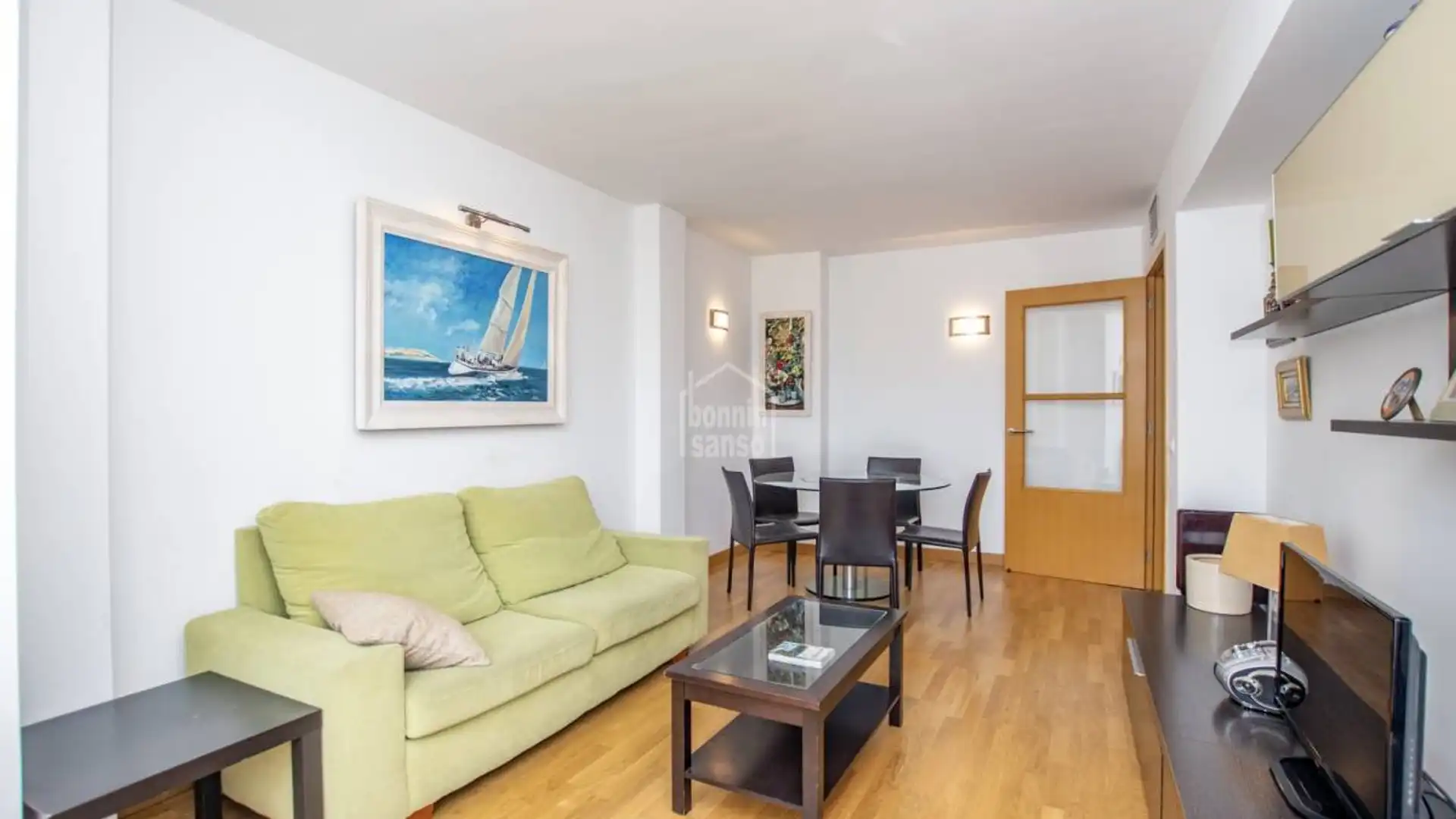 Sala de estar de Apartamento en venta en Maó - Mahón con Calefacción, Jardín privado y Terraza