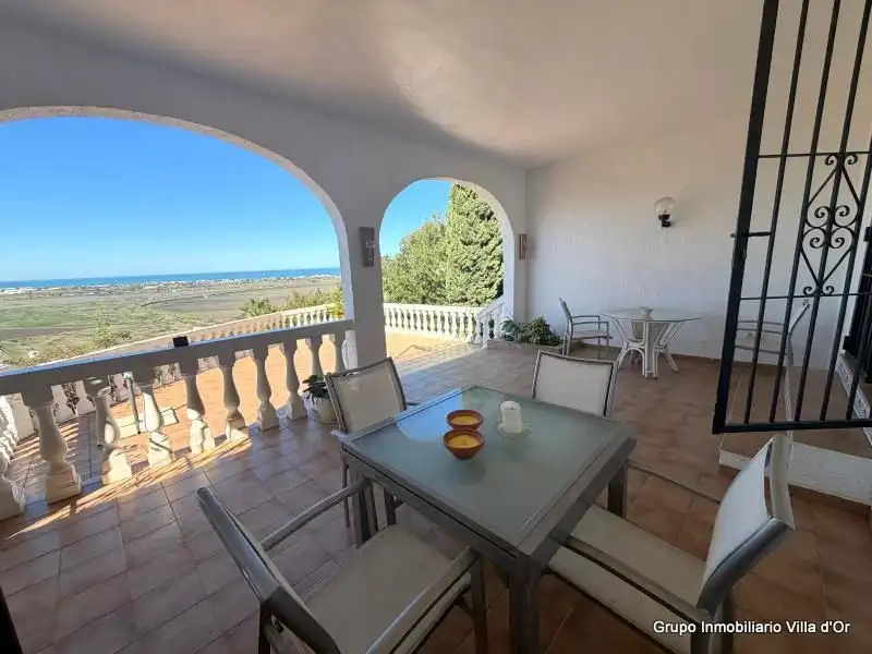 Terrassa de Casa o xalet en venda en Pego amb Aire condicionat, Calefacció i Jardí privat